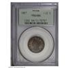 Image 3 : 1857 1/2 C PR64 Brown PCGS. B-2, R.4. This variety was 1857[1/2 C] PR64 Brown PCGS.