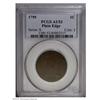 Image 1 : 1795 1C Plain Edge AU53 PCGS. S-78, R.1. For this die 1795[1C] Plain Edge AU53 PCGS.