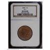 Image 1 : 1852 1C MS66 Red and Brown NGC. N-14, R.1, LDS. Attrib 1852[1C] MS66 Red and Brown NGC.