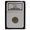 Image 1 : 1857 1C MS63 NGC. Crisply struck for the type, and the 1857[1C] MS63 NGC.
