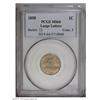 Image 1 : 1858 1C Large Letters MS64 PCGS. Soft near teh 1858[1C] Large Letters MS64 PCGS.