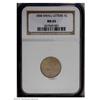 Image 1 : 1858 1C Small Letters MS65 NGC. Low Leaves, Closed E i 1858[1C] Small Letters MS65 NGC.