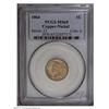 Image 1 : 1864 1C Copper-Nickel MS65 PCGS. This untoned Indian H 1864[1C] Copper-Nickel MS65 PCGS.