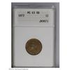 Image 1 : 1872 1C MS63 Red and Brown ANACS. Sharply and evenly s 1872[1C] MS63 Red and Brown ANACS.