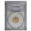Image 3 : 1872 1C MS65 Red and Brown PCGS. Not far from full Red 1872[1C] MS65 Red and Brown PCGS.