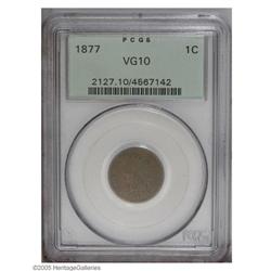 1877 1C VG10 PCGS. The 1877[1C] VG10 PCGS.