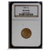 Image 1 : 1890 1C MS65 Red NGC. Coppery-gold toning is imbued wi 1890[1C] MS65 Red NGC.