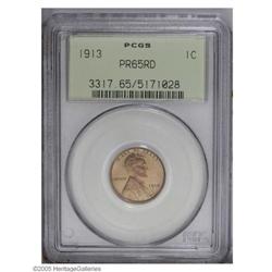 1913 1C PR65 Red PCGS. A special coin for the advanced 1913[1C] PR65 Red PCGS.