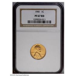 1941 1C PR67 Red NGC. The radiant pumpkin-orange color 1941[1C] PR67 Red NGC.