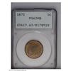 Image 1 : 1872 2C MS63 Red and Brown PCGS. The mintage for 1872 1872[2C] MS63 Red and Brown PCGS.