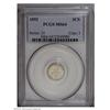 Image 1 : 1852 3CS MS64 PCGS. Lustrous surfaces are visited by t 1852[3CS] MS64 PCGS.