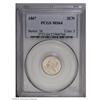 Image 1 : 1867 3CN MS64 PCGS. This highly lustrous near Gem disp 1867[3CN] MS64 PCGS.