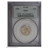 Image 1 : 1884 3CN MS63 PCGS. Frosty with a virtually untoned si 1884[3CN] MS63 PCGS.