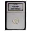 Image 1 : 1877 3CN PR65 Cameo NGC. A desirable proof-only issue, 1877[3CN] PR65 Cameo NGC.