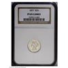 Image 3 : 1877 3CN PR65 Cameo NGC. A desirable proof-only issue, 1877[3CN] PR65 Cameo NGC.