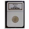 Image 1 : 1866 5C Rays MS64 NGC. This near Gem ''66 Rays nickel 1866[5C] Rays MS64 NGC.