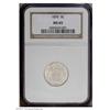 Image 1 : 1876 5C MS65 NGC. Pleasing light gray patina is mixed 1876[5C] MS65 NGC.