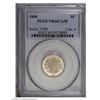 Image 1 : 1868 5C PR66 Cameo PCGS. The date is lightly repunched 1868[5C] PR66 Cameo PCGS.