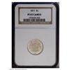 Image 1 : 1871 5C PR67 Cameo NGC. Impressively deep mirrors and 1871[5C] PR67 Cameo NGC.