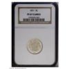 Image 3 : 1871 5C PR67 Cameo NGC. Impressively deep mirrors and 1871[5C] PR67 Cameo NGC.