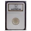 Image 1 : 1874 5C PR65 NGC. Smooth surfaces with a light olive-g 1874[5C] PR65 NGC.