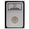Image 1 : 1875 5C PR65 NGC. Exquisitely struck, with light gray 1875[5C] PR65 NGC.