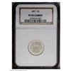 Image 1 : 1877 5C PR65 Cameo NGC. An intricately struck Cameo Ge 1877[5C] PR65 Cameo NGC.