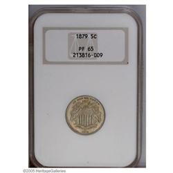 1879 5C PR65 NGC. Breen-2514. A very scarce variety sh 1879[5C] PR65 NGC.
