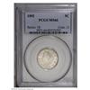 Image 3 : 1892 5C MS66 PCGS. The strike is reasonably sharp for 1892[5C] MS66 PCGS.