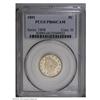 Image 3 : 1891 5C PR66 Cameo PCGS. The glassy proof fields are h 1891[5C] PR66 Cameo PCGS.