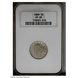 1899 5C PR65 NGC. Fully struck throughout, even on the 1899[5C] PR65 NGC.