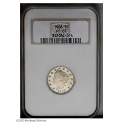 1906 5C PR67 NGC. The bright, deeply mirrored surfaces 1906[5C] PR67 NGC.
