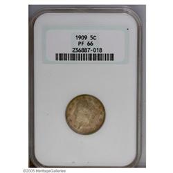 1909 5C PR66 NGC. Seemingly pristine with mirrors that 1909[5C] PR66 NGC.