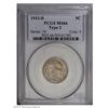 Image 3 : 1913-D 5C Type Two MS66 PCGS. This frosty Premium Gem 1913-D[5C] Type Two MS66 PCGS.