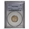 Image 1 : 1917-S 5C MS64 PCGS. Wisps of champagne color adhere t 1917-S[5C] MS64 PCGS.