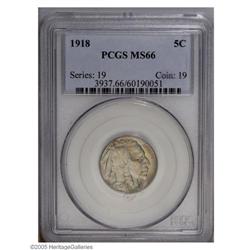 1918 5C MS66 PCGS. An extremely important opportunity 1918[5C] MS66 PCGS.