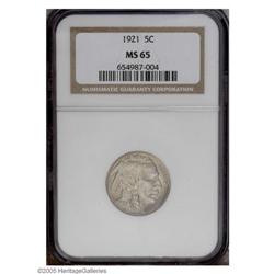 1921 5C MS65 NGC. Tan and dove-gray colors grace this 1921[5C] MS65 NGC.