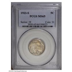 1923-S 5C MS65 PCGS. Like all denominations from this 1923-S[5C] MS65 PCGS.