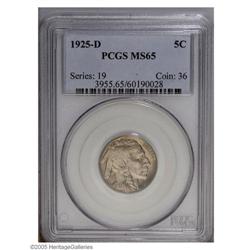 1925-D 5C MS65 PCGS. David Lange (2000) has said: "In 1925-D[5C] MS65 PCGS.