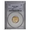 Image 1 : 1913 5C Type One PR67 PCGS. The reverse has a blush of 1913[5C] Type One PR67 PCGS.