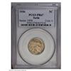 Image 1 : 1936 5C Type One--Satin Finish PR67 PCGS. Extraordinar 1936[5C] Type One--Satin Finish PR67 PCGS.