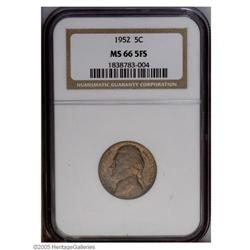 1952 5C MS66 Five Full Steps NGC. 1952[5C] MS66 Five Full Steps NGC.