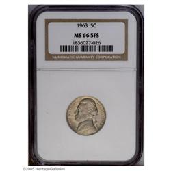 1963 5C MS66 Five Full Steps NGC. 1963[5C] MS66 Five Full Steps NGC.