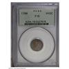 Image 1 : 1796 H10C Fine 15 PCGS. V-1, LM-1, R.3. The I in LIBER 1796[H10C] Fine 15 PCGS.