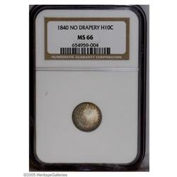 1840 H10C No Drapery MS66 NGC. A window of brilliance 1840[H10C] No Drapery MS66 NGC.