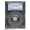 Image 1 : 1871 H10C MS64 PCGS. Warm pastels of cobalt-blue, cin 1871[H10C] MS64 PCGS.