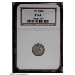 1868 H10C PR64 NGC. Boldly defined with deeply mirrore 1868[H10C] PR64 NGC.