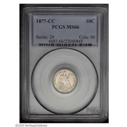1877-CC 10C MS66 PCGS. The 1877-CC is a popular, well 1877-CC[10C] MS66 PCGS.