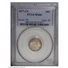Image 3 : 1877-CC 10C MS66 PCGS. Type Two Reverse. Dove-gray, ap 1877-CC[10C] MS66 PCGS.