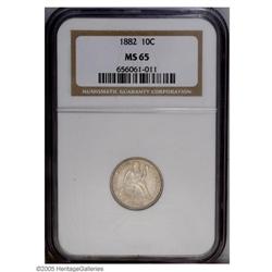 1882 10C MS65 NGC. The strike is nice and the luster s 1882[10C] MS65 NGC.